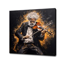 Music Violin Player Painting