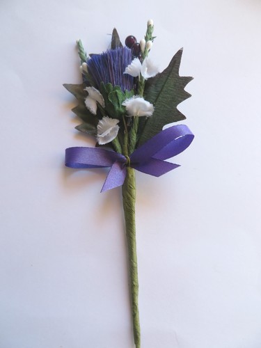 Scottish thistle flower with - thistle,