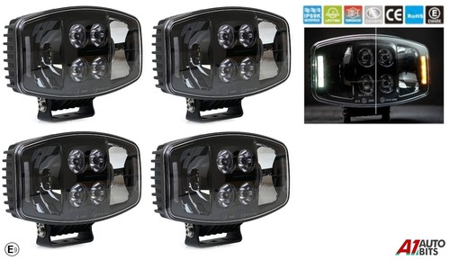 Led jumbo fog spot - 4x, 10''