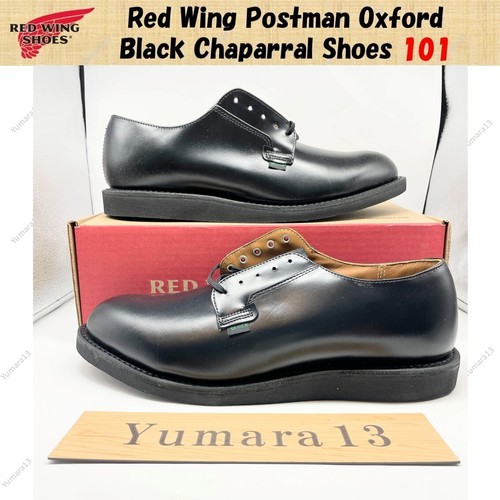 Red wing postman oxford black - red,