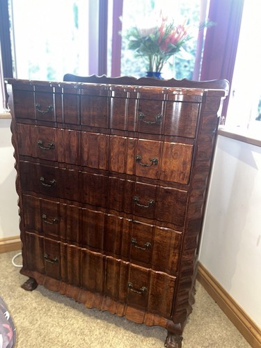 Large vintage antique rosewood - large,