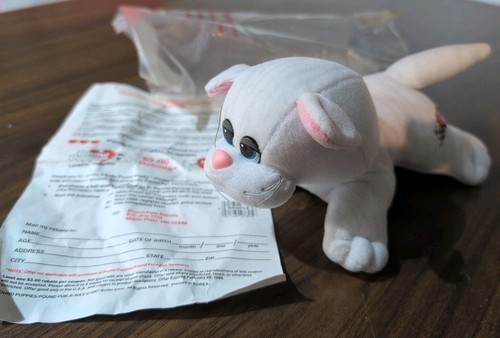 Tonka pound puppy purry - purry, white