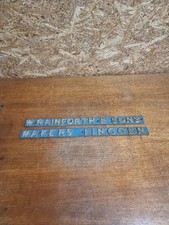 Vintage W Rainforth & Sons