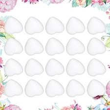20 Pcs Polystyrene Hearts for