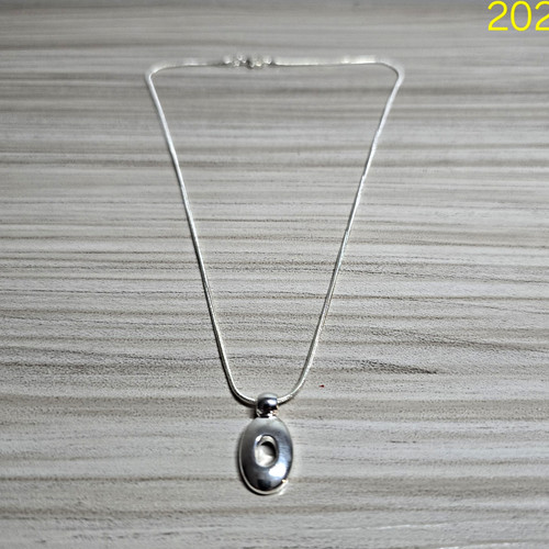 Silver tone metal snake - metal,