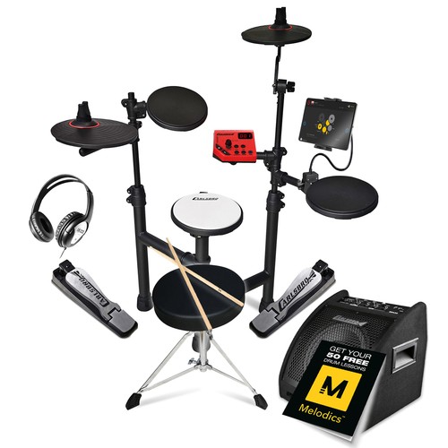 Electronic jazz style drum kit - style,