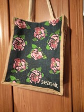 Seasalt Floral Blue Rose Tote
