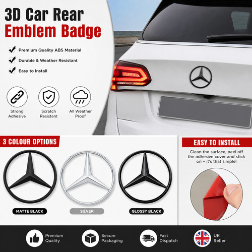 Rear boot badge emblem - badge,