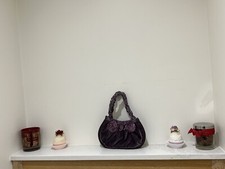 HANDBAG PARTY MONSOON ACCESSORIZE 3D-FLORAL HANDHELD PLAITED STRAPS GIRLS RRP£18