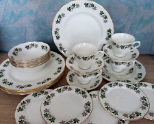 English Gainsborough Bone China Dinner Ware Tea Set Table Ware Ivy Leaf Pattern