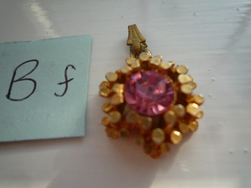 Vintage pink glass - glass, stone