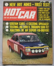 Hot Car magazine December 1969