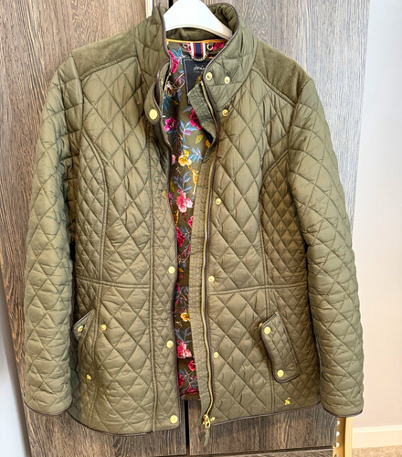 Joules green quilted short - joules,