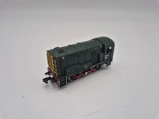 GRAHAM FARISH 'N' GAUGE 1005 BR GREEN CLASS 08 SHUNTER D4019 DIESEL LOCOMOTIVE