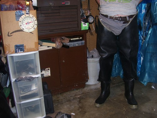 Rare bullseye hood - hood, waders