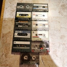  Assorted blank Cassette Tapes (11)