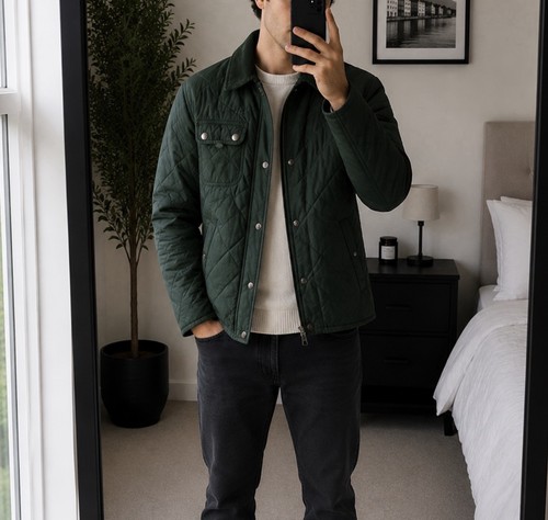 Zara man quilted - quilted, jacket
