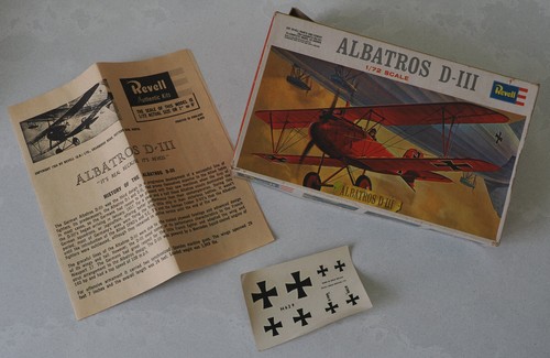 Vintage revell albatros 111 - revell, d-111