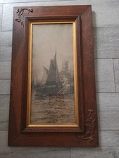 Evocative Scene of Moored Thames Barges (C1837-1901)