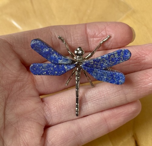 Lapis lazuli dragonfly crystal - lapis,