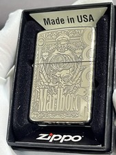 Zippo 5 Sides Marlboro Skull &