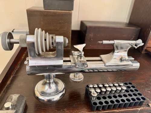 Vintage watchmakers lathe 8mm - vintage,