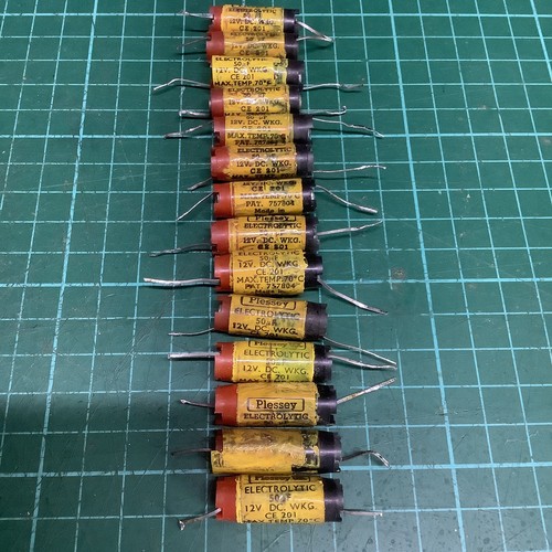 Vintage plessey 50uf 12v - vintage,