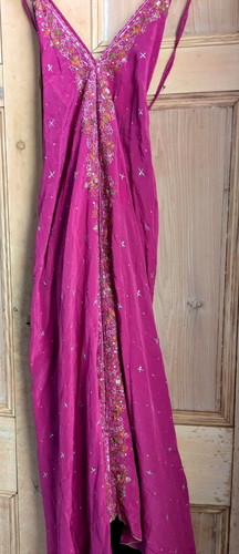 Halterneck dress 14 - 12, pink