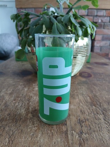 Vintage 7up glass - vintage,