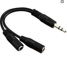 Headhone/ DJ 3.5mm audio splitter cable - share your headphones with a friend