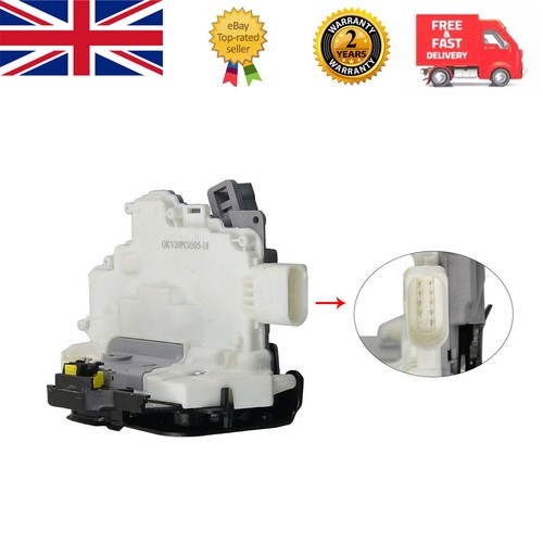 Front right door lock actuator - front,