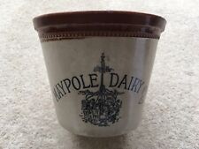 C1900 VINTAGE MAYPOLE DAIRY Co Ltd 6Lb SIZE BUTTER CROCK