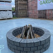 80 cm fire pit garden stone