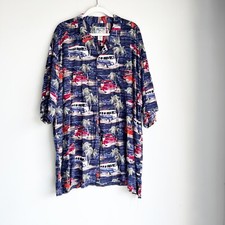 Vintage Big Dogs Hawaiian Blue