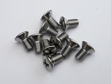 SUNBEAM ALPINE (TIGER)  HARDTOP SIDE CATCH  STAINLESS STEEL SCREWS SET OF 10  