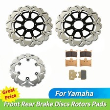 Front rear brake discs - rear, pads