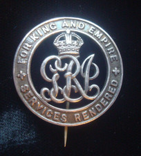 WW1 SILVER WOUND / WAR BADGE