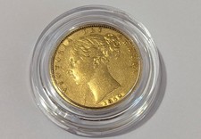 1852 Gold Full Shield Queen Victoria Sovereign