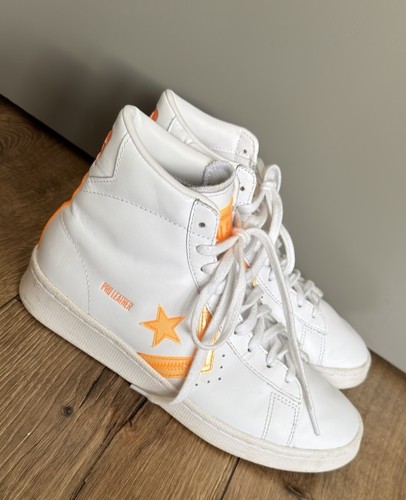 Converse pro leather mid white - leather,