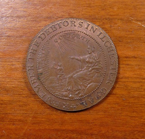 Unc 1794 halfpenny - unc.,