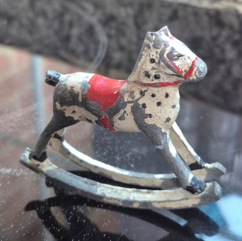 Dolls house rocking horse - house,