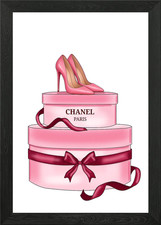 Pink Heels on Chanel Gift