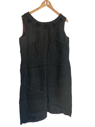 Vintage 1960s black beaded - vintage,