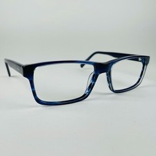 SPECSAVERS eyeglasses  BLUE STRIPED SQUARE glasses frame MOD: 30791343