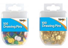 Drawing Pins Assorted Colours