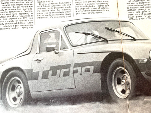 Tvr taimar turbo - turbo,