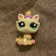 RARE Yellow Himalayan Cat #2569 Littlest Pet Shop Genuine Hasbro Kitten Figure