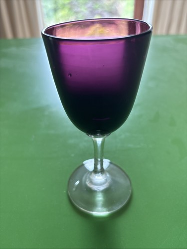 Antique amethyst purple glass - antique,