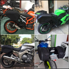 2 x Motorcycle Pannier Side
