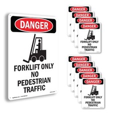 Forklift Only No Pedestrian